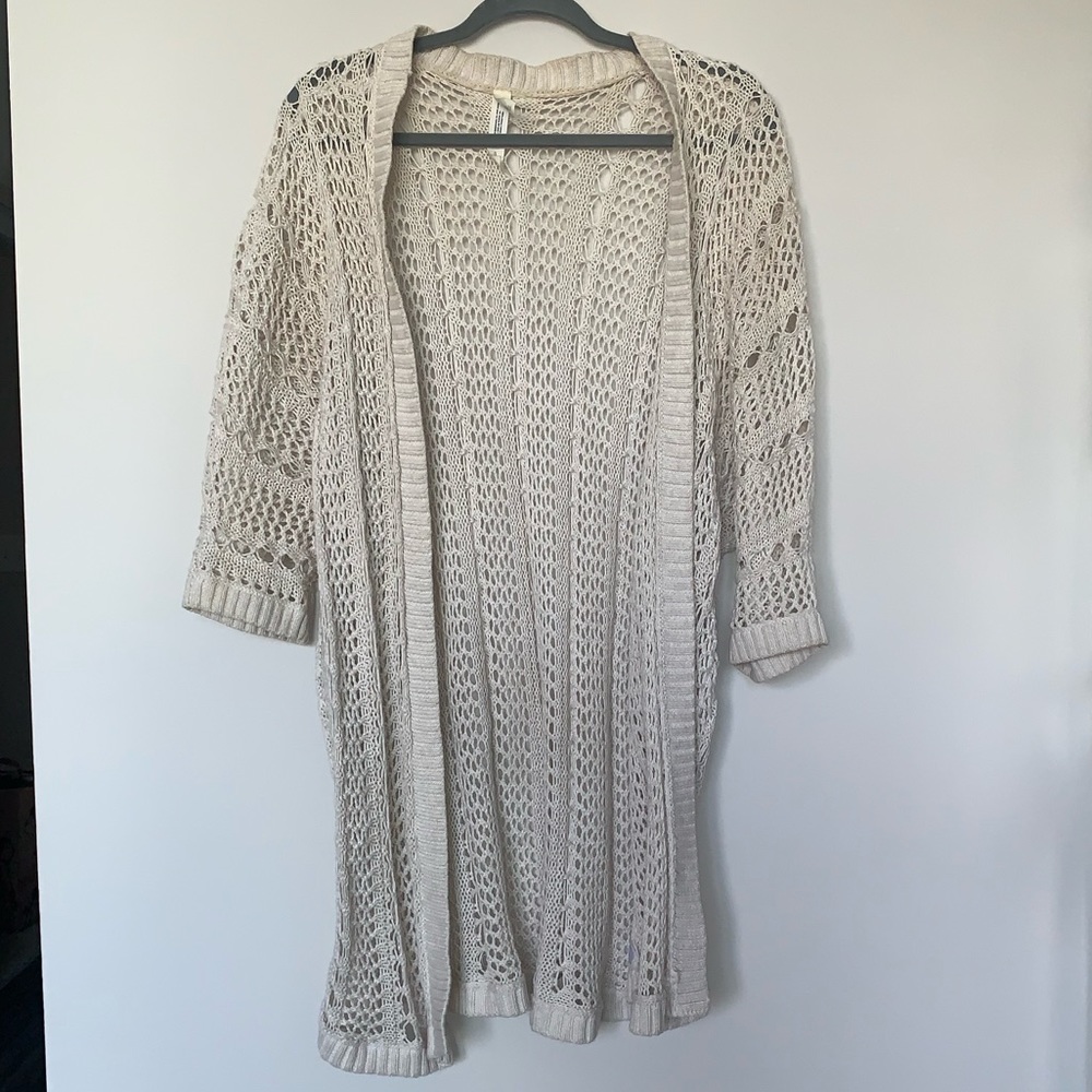Bethany Mota Tan Cardigan